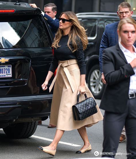 Melania Trump spotted out in NYC with K Birkin bag as